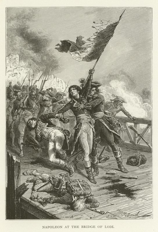 Napoleon vid bron av Lodi av American School