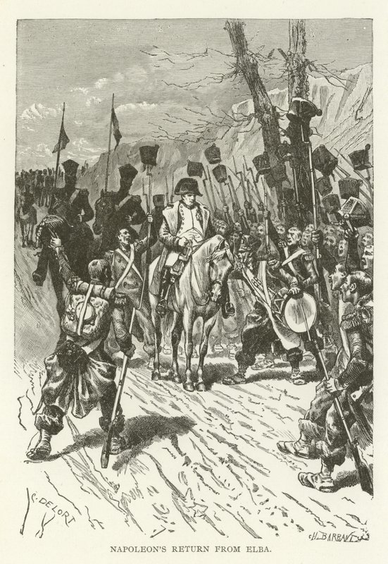 Napoleons återvänder från Elba av American School
