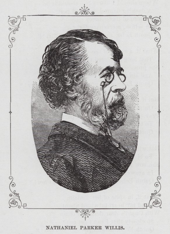 Nathaniel Parker Willis (gravyr) av American School