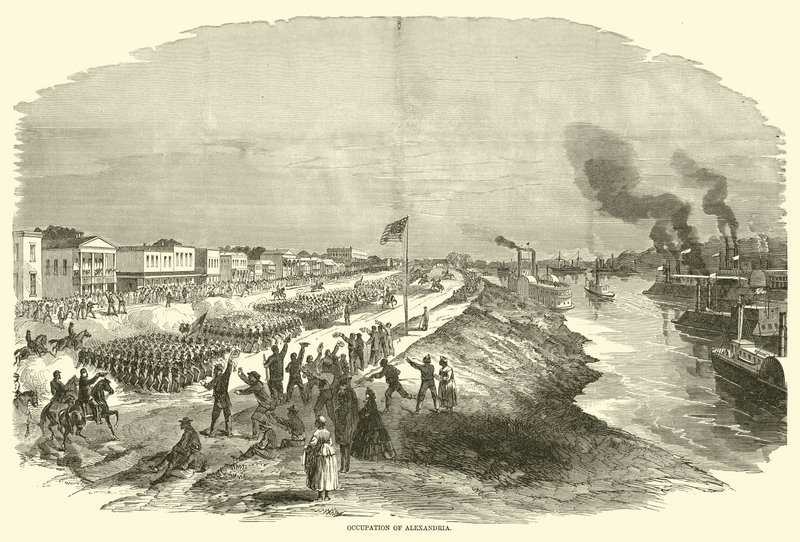 Ockupation av Alexandria, maj 1863 av American School