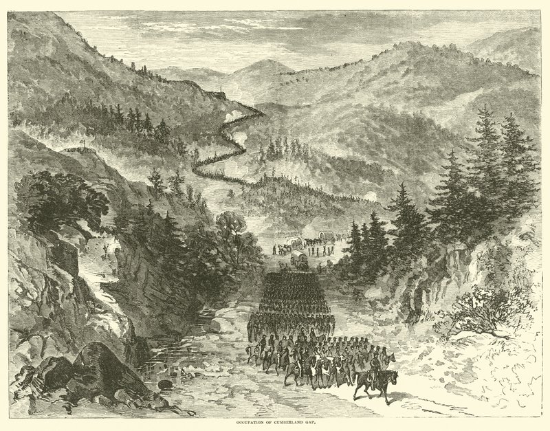 Ockupation av Cumberland Gap, september 1863 av American School