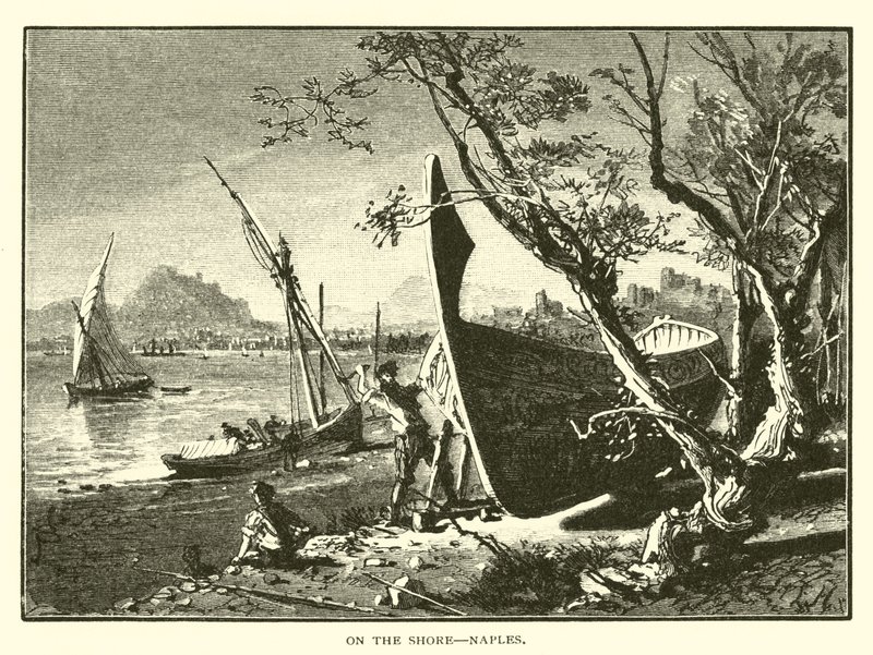 På stranden, Neapel av American School
