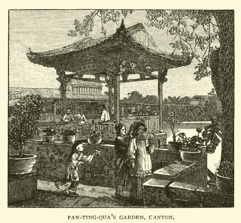 Pan-ting-Quas Garden, Kanton av American School