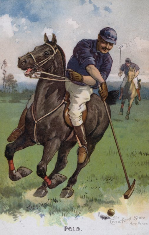 Polo (färglitografi) av American School