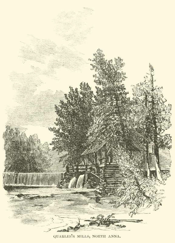 Quarless Mills, North Anna, maj 1864 av American School