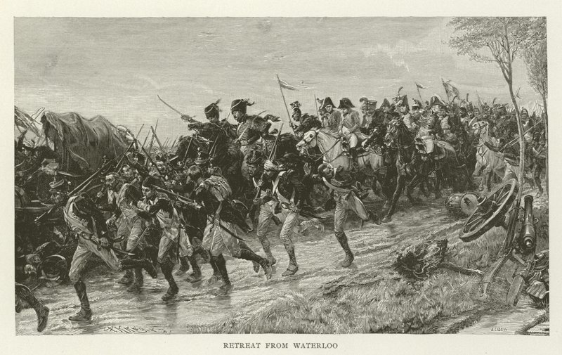 Dra dig tillbaka från Waterloo av American School
