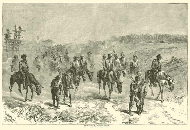 Kautzs kavalleri återvände, juni 1864 av American School