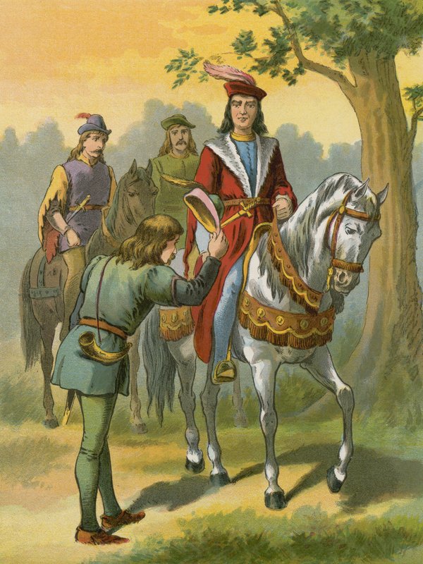 Robin Hood träffar Sir Richard of the Lea av American School