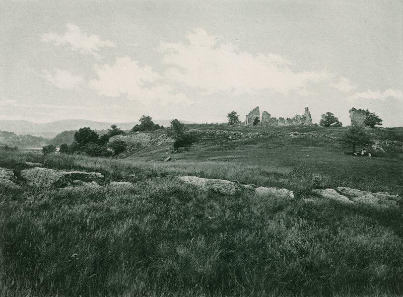 Ruinerna av Fort Ticonderoga (fotogravyr) av American School