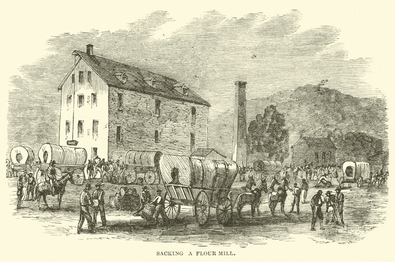 Plundra en mjölkvarn, juli 1864 av American School