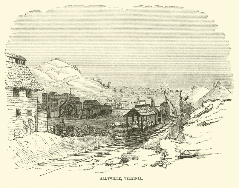 Saltville, Virginia, december 1864 av American School