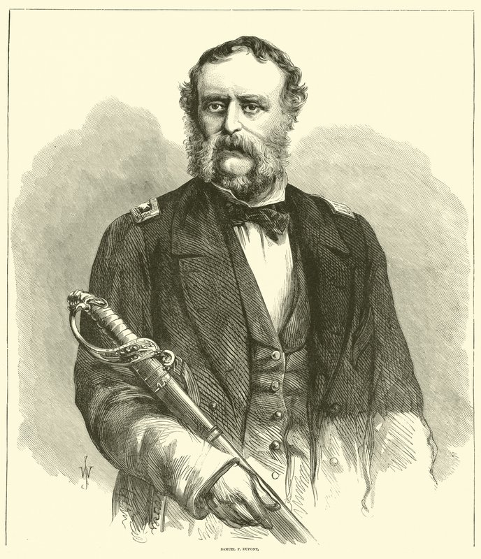 Samuel F Dupont, januari 1863 av American School