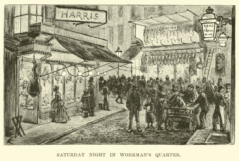 Lördagkväll i Workmans Quarter av American School