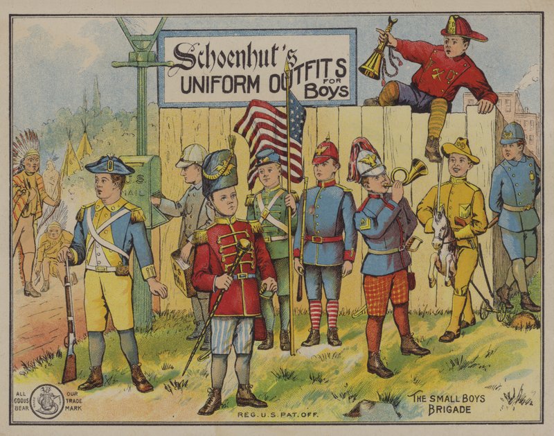 Schoenhuts uniformskläder för pojkar av American School