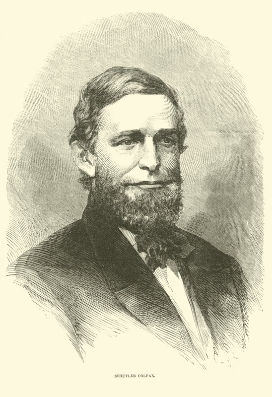 Schuyler Colfax, december 1865 av American School