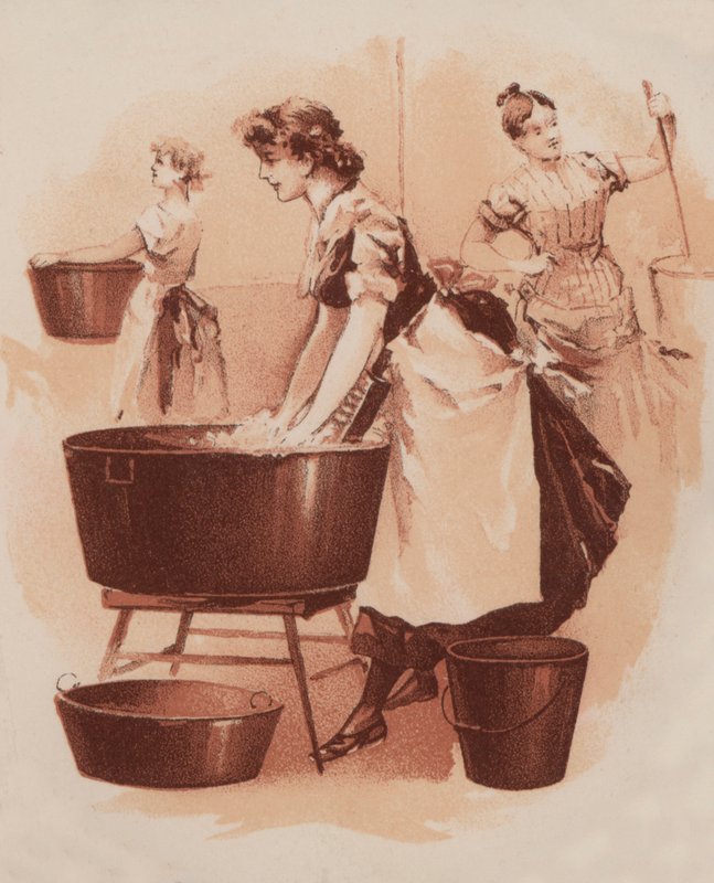 Scullery scen av American School