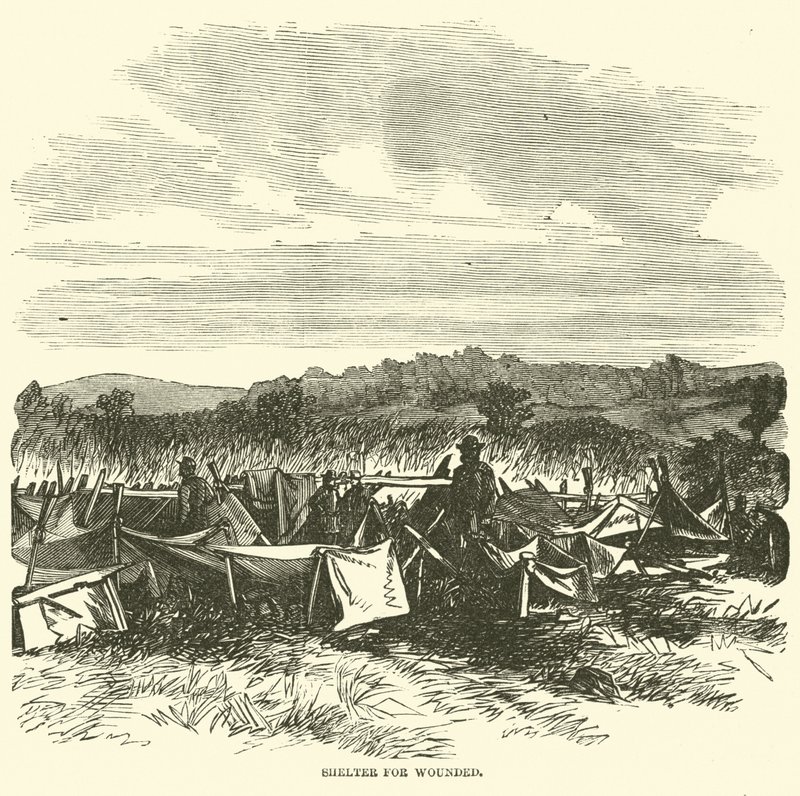 Skyddsrum för sårade, september 1862 av American School