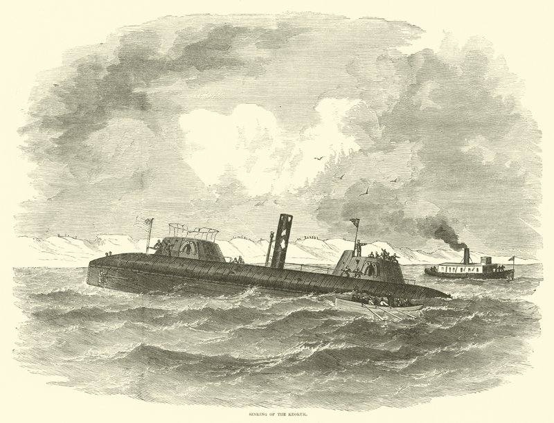 Keokuks förlisning, juli 1863 av American School