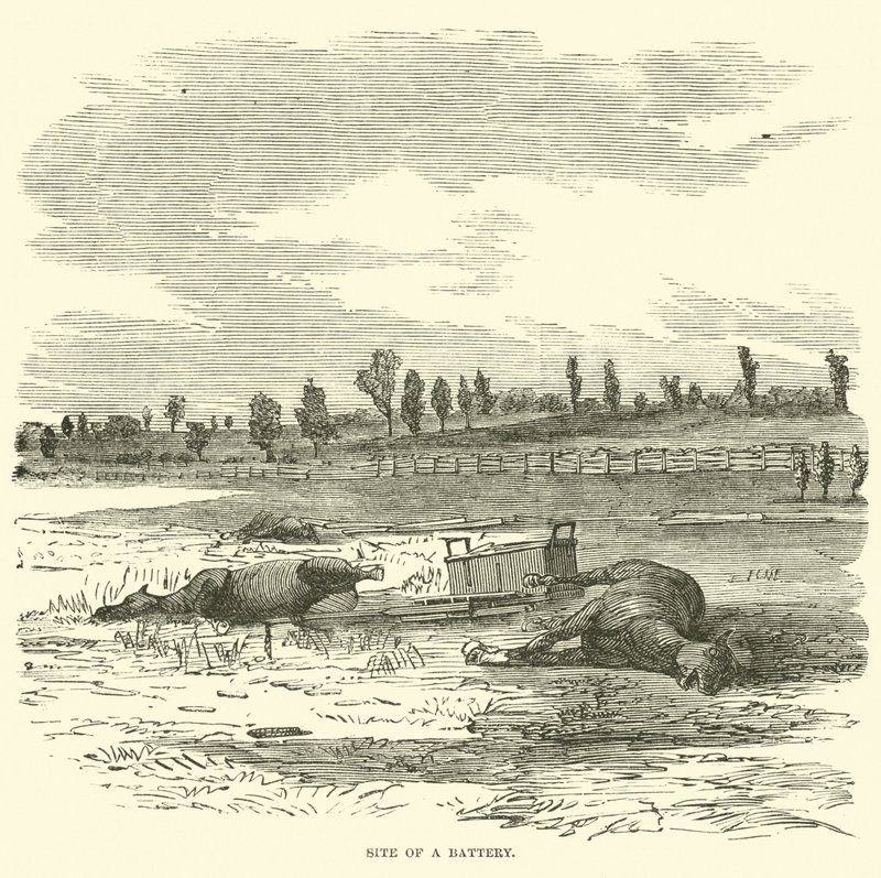 Plats för ett batteri, september 1862 av American School