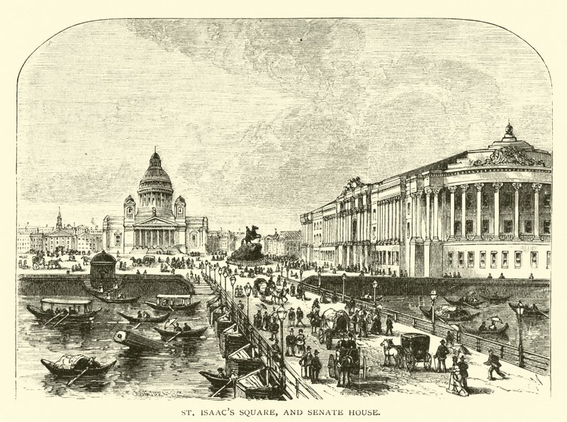 St Isaacs Square och Senate House av American School