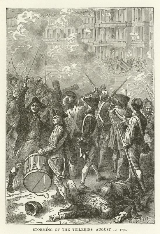 Stormningen av Tuilerierna, 10 augusti 1792 av American School