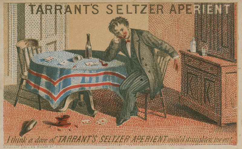 Tarrants Seltzer Aperient, byteskort av American School