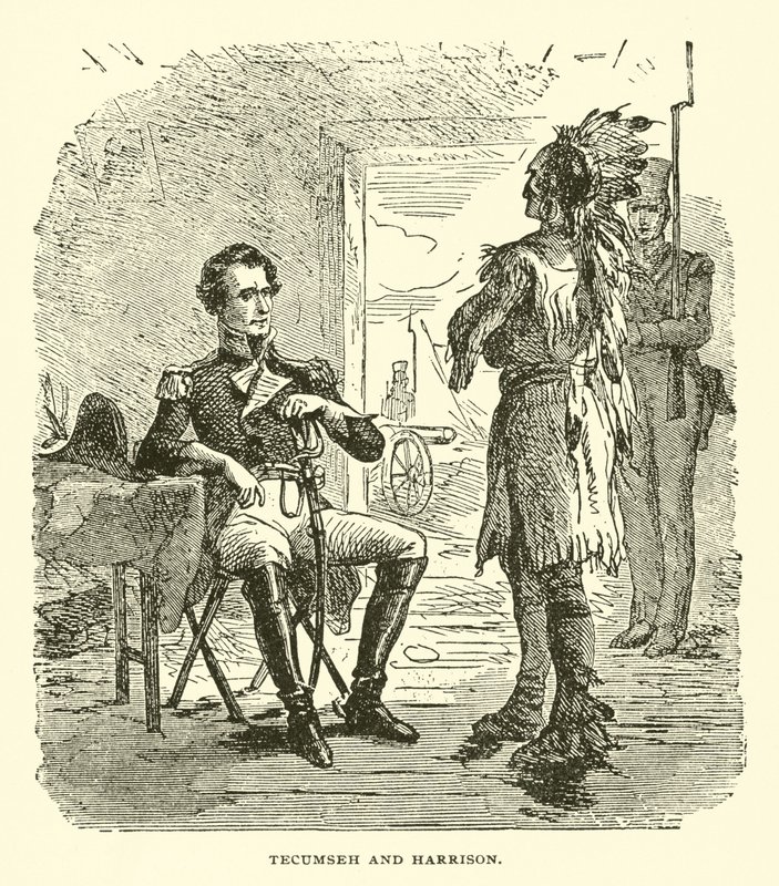 Tecumseh och Harrison av American School
