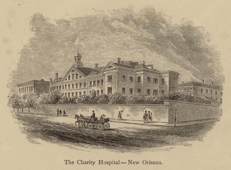 The Charity Hospital, New Orleans (gravyr) av American School