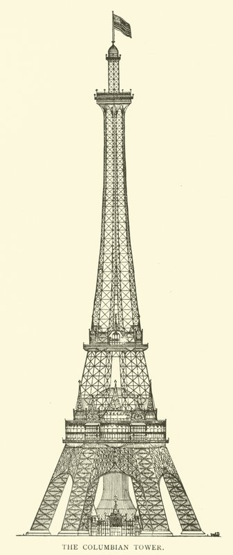 The Columbian Tower (gravyr) av American School