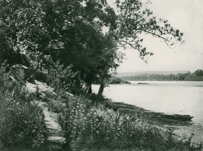 Delawarefloden vid Trenton (fotogravyr) av American School