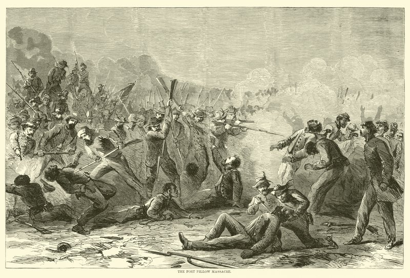 The Fort Pillow Massacre, april 1864 av American School