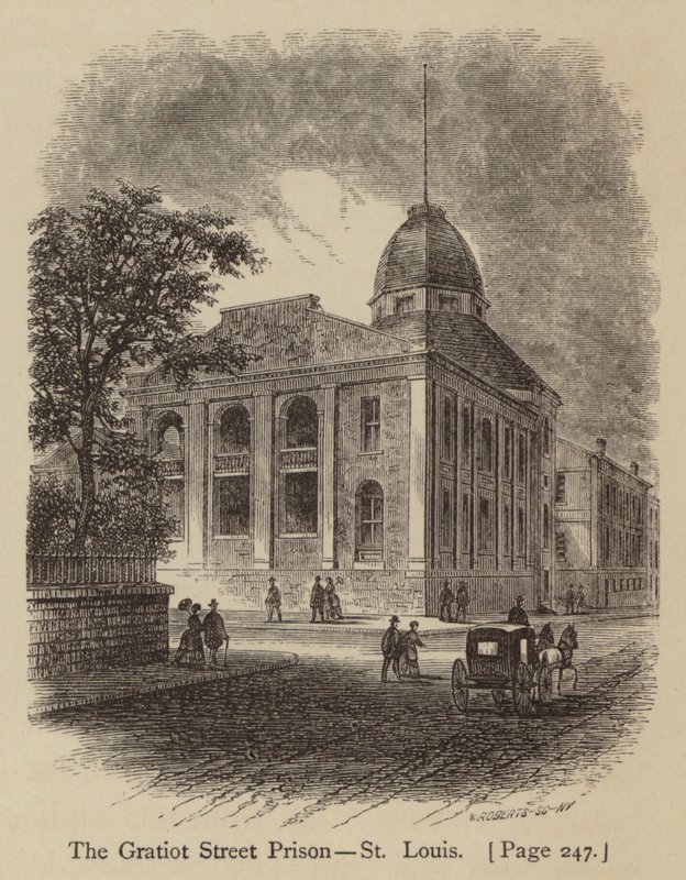Gratiot Street Prison, St Louis (gravyr) av American School