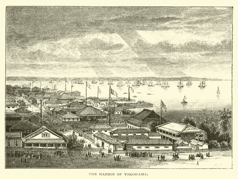 Hamnen i Yokohama av American School