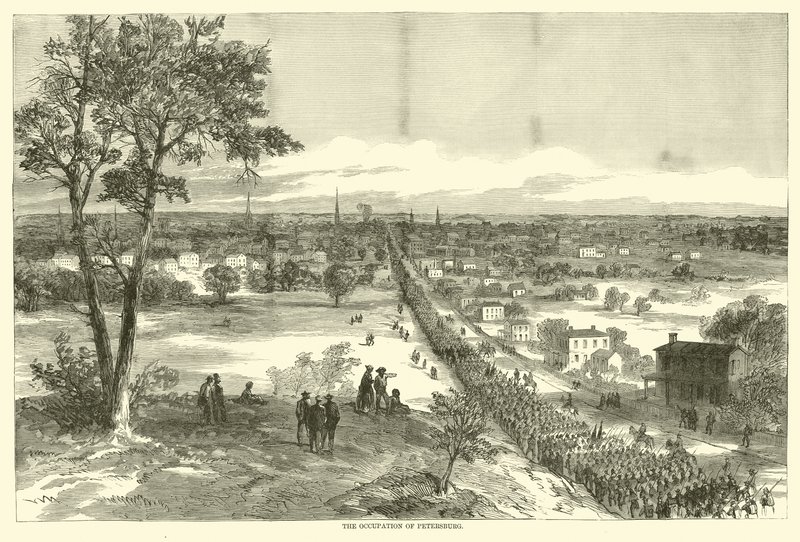 Ockupationen av Petersburg, april 1865 av American School