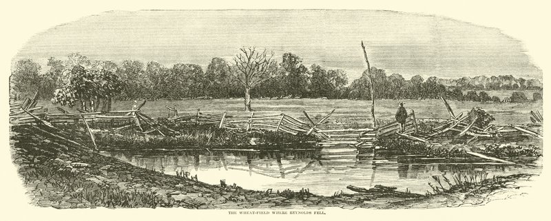 Vetefältet där Reynolds föll, juli 1863 av American School