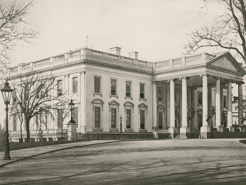 Vita huset, Washington DC (fotogravyr) av American School
