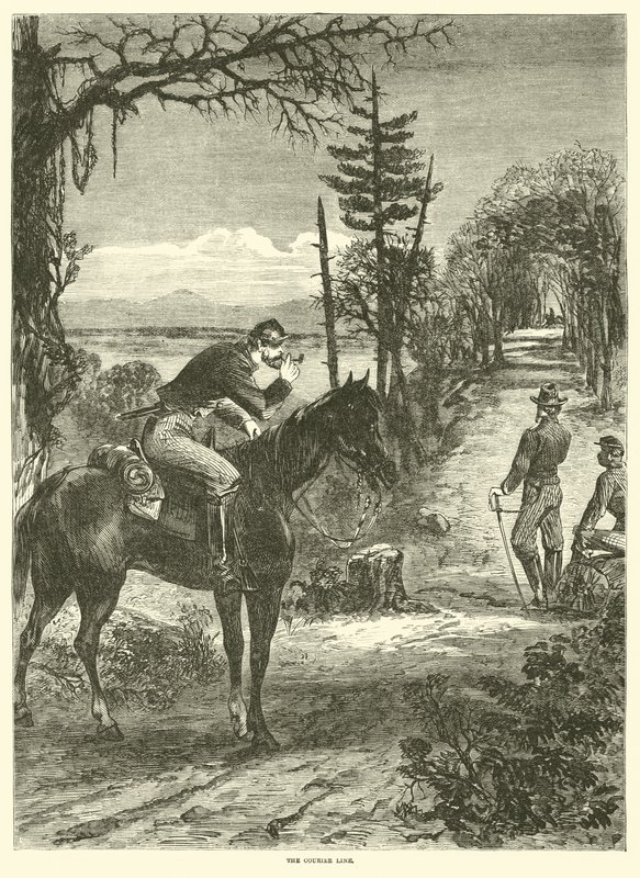 Kurirlinjen, april 1863 av American School