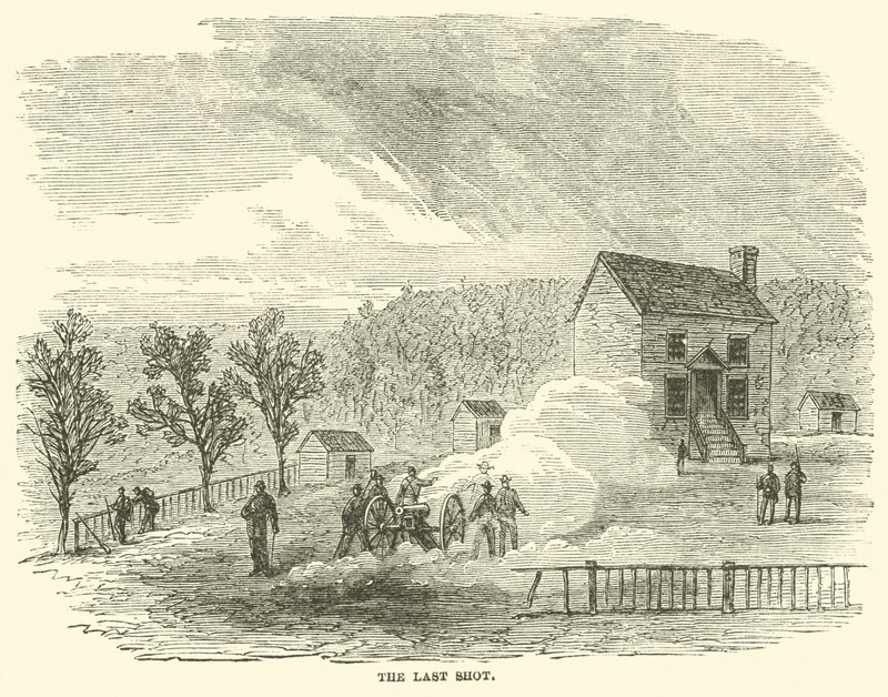 Det sista skottet, april 1865 av American School