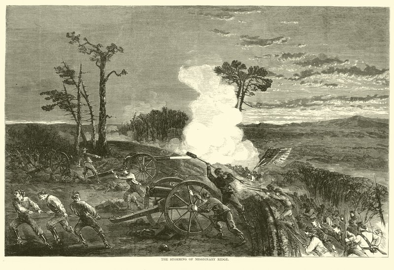 Stormningen av Missionary Ridge, november 1863 av American School