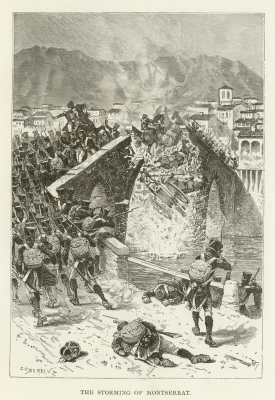 Stormningen av Montserrat av American School