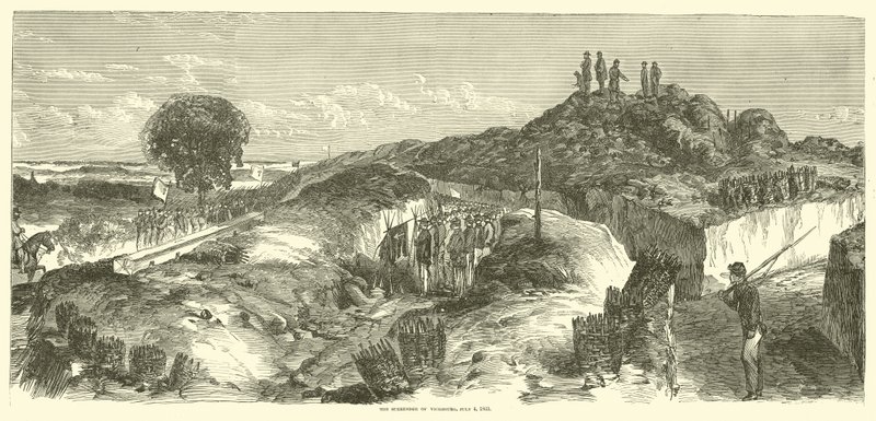 Vicksburgs kapitulation, 4 juli 1863, juli 1863 av American School