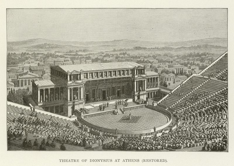 Dionysius teater i Aten, restaurerad av American School