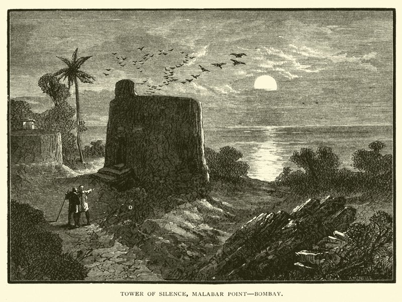 Tystnadens torn, Malabar Point, Bombay av American School
