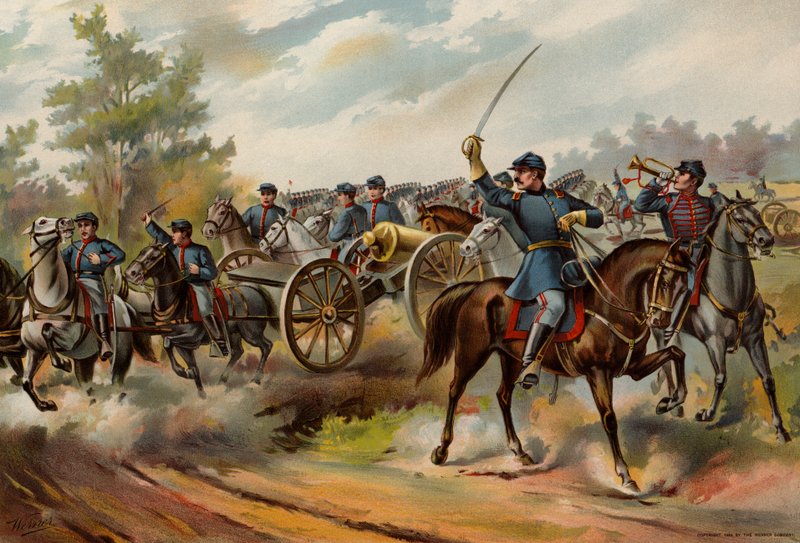 US Army, Hästartilleri av American School