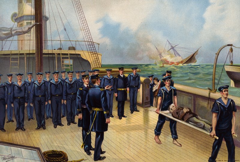 US Navy, förlisning av Alabama av American School