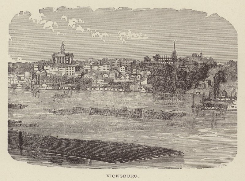 Vicksburg, Mississippi, USA (gravyr) av American School