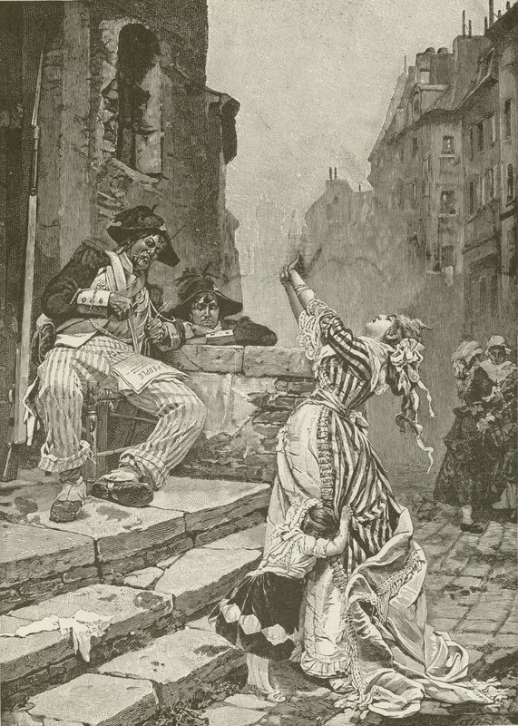 Franska revolutionens offer, målad av Paul Svedonesky av American School