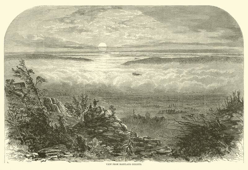 Utsikt från Maryland Heights, september 1862 av American School