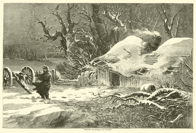 Winter Quarters, på Picket, februari 1864 av American School