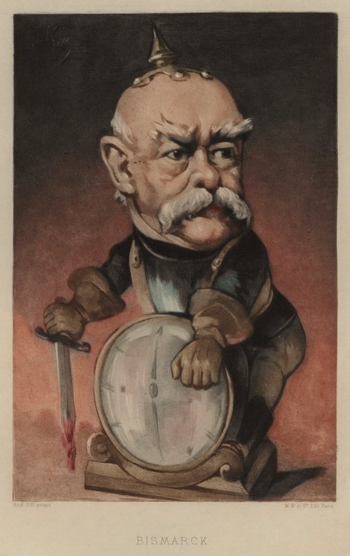Otto von Bismarck, tysk statsman av Andre Gill